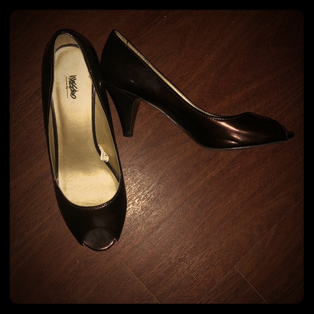 Peep toe heels by Mossimo